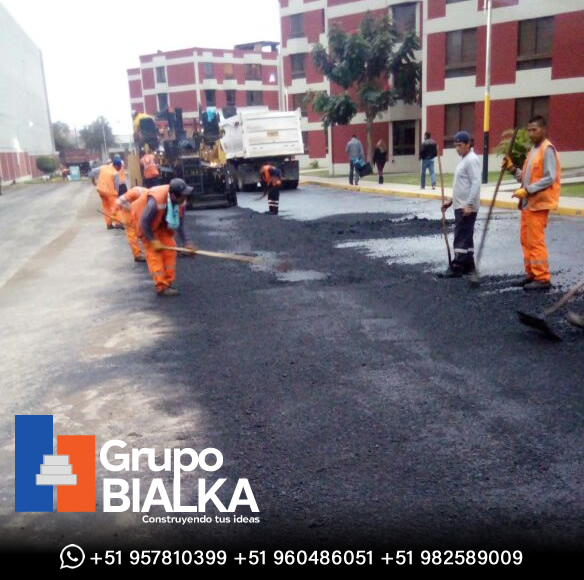 servicio de asfaltado